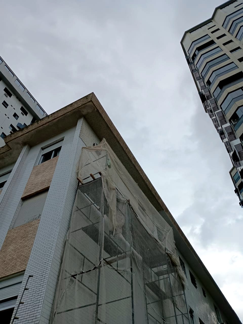 Andaime em obra