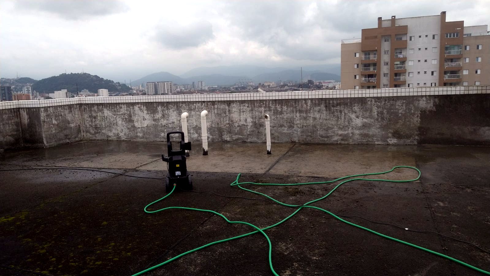 Impermeabilização e manutenção em cobertura