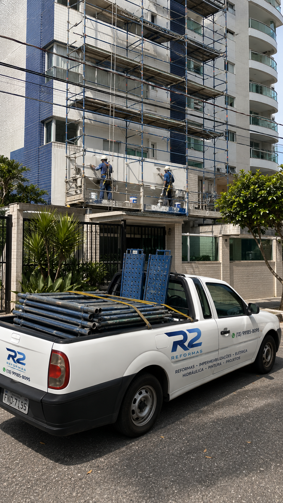 Equipe e estrutura de trabalho R2 Reformas